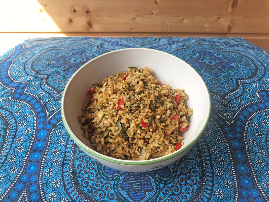 Gebratener Reissalat