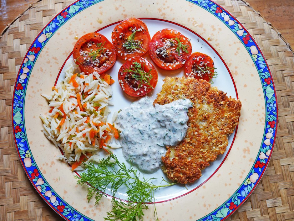 Doradenfilet in Mandelkruste