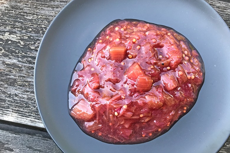 Rhabarber Chutney