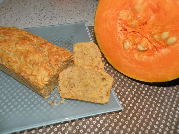 Mandel K&uuml;rbis Kuchen