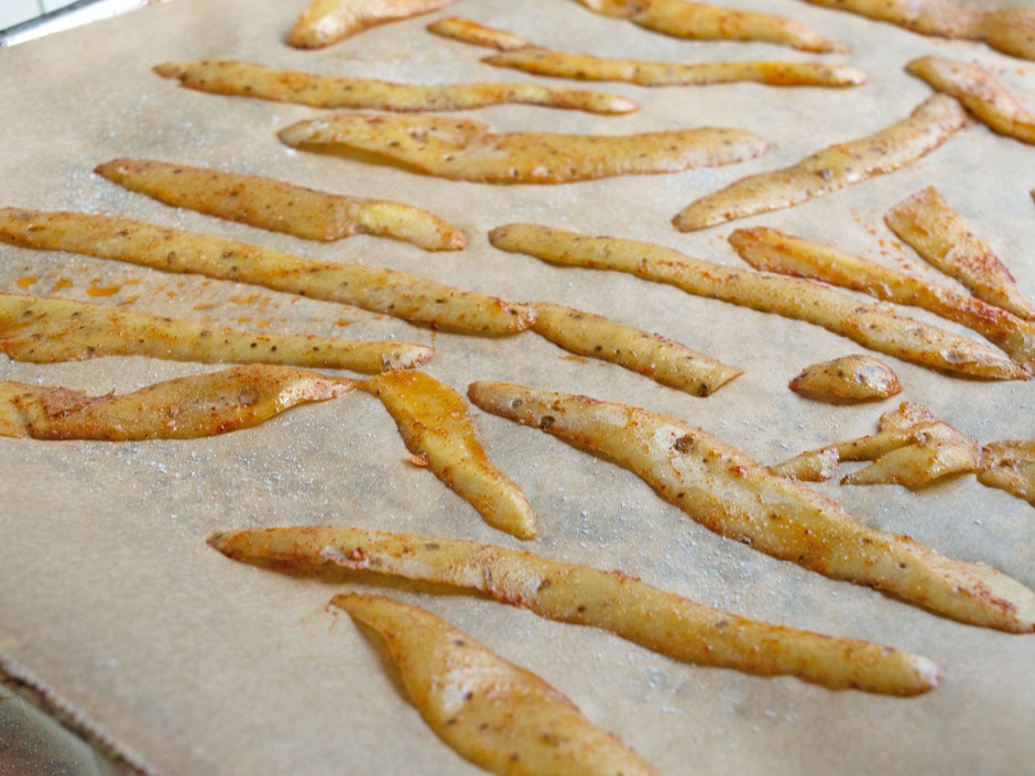 Kartoffelchips aus Kartoffelschalen