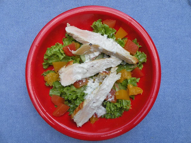 Fruchtiger Gefl&uuml;gelsalat