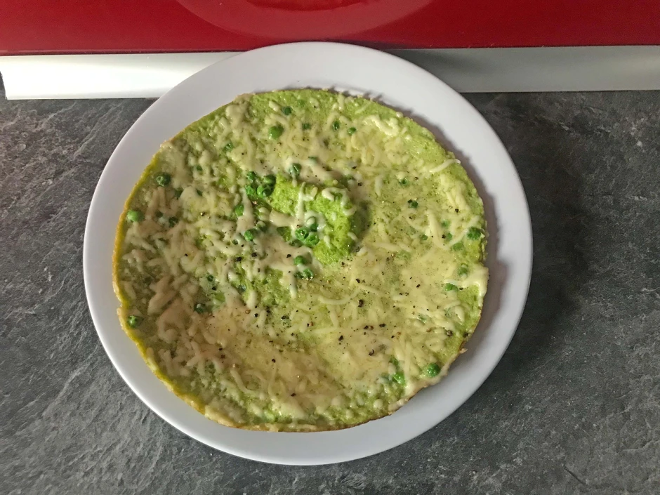 Erbsenfrittata