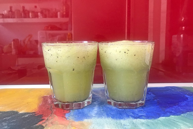 Gurken-Kiwi-Smoothie