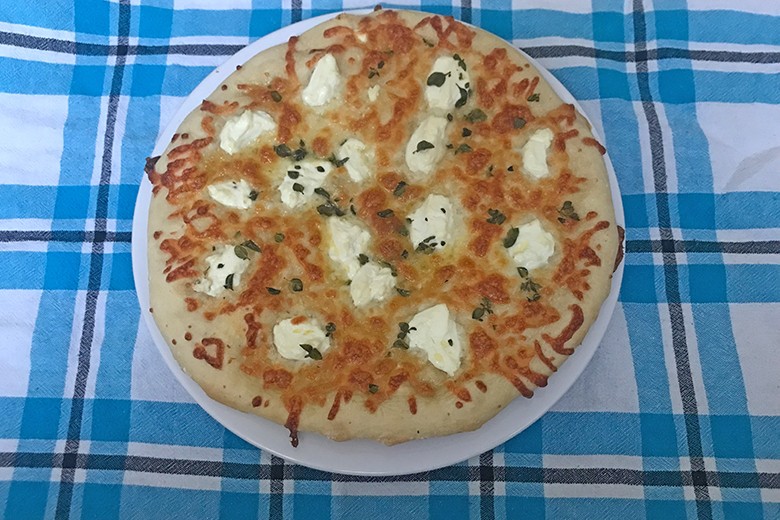 Weiße Pizza