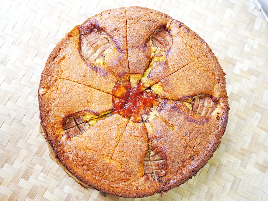 Versunkener Birnenkuchen Waldsee