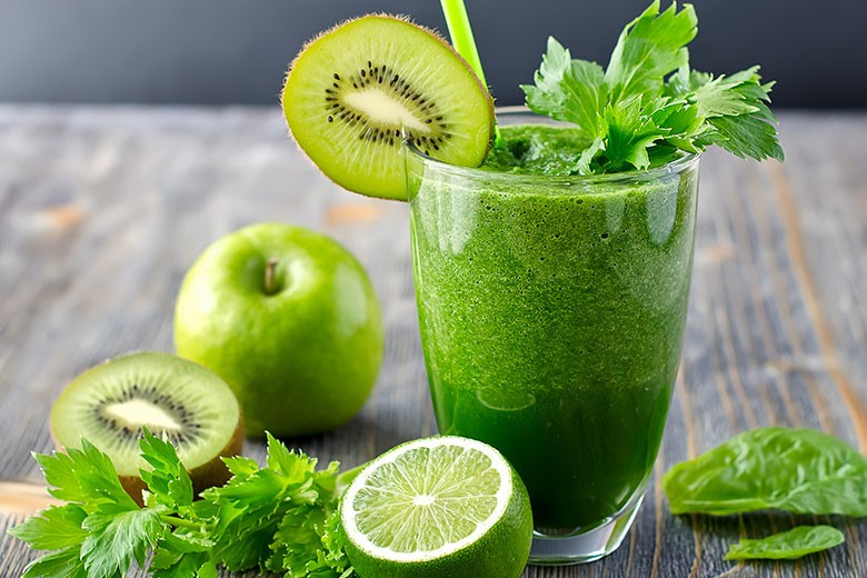 Kiwi-Limetten-Smoothie