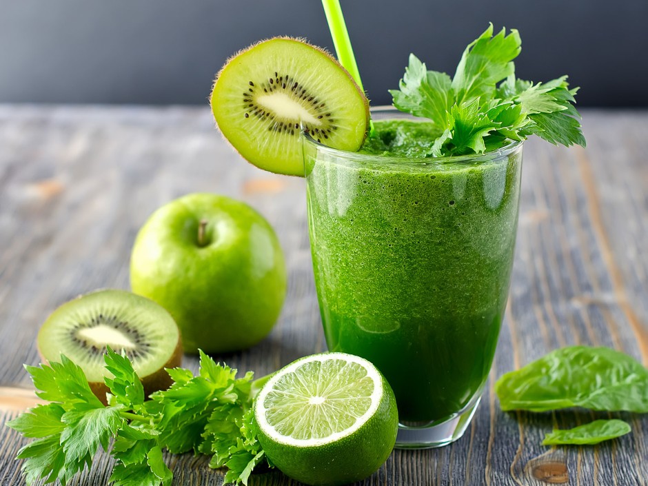 Kiwi-Limetten-Smoothie