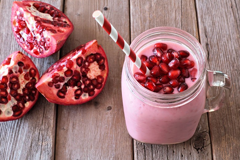Granatapfel Himbeer Smoothie