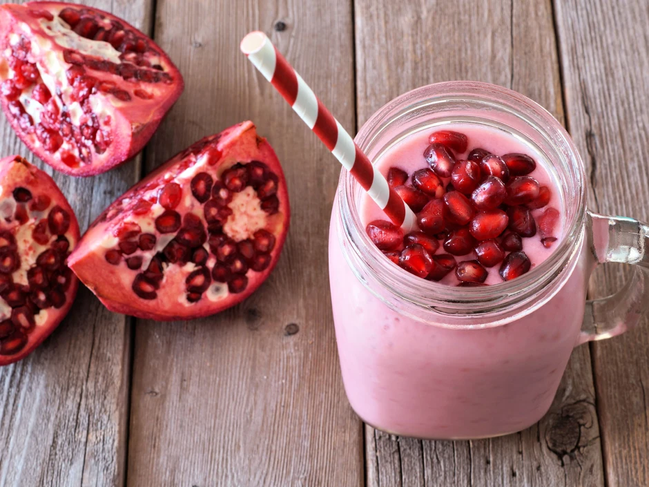 Granatapfel Himbeer Smoothie