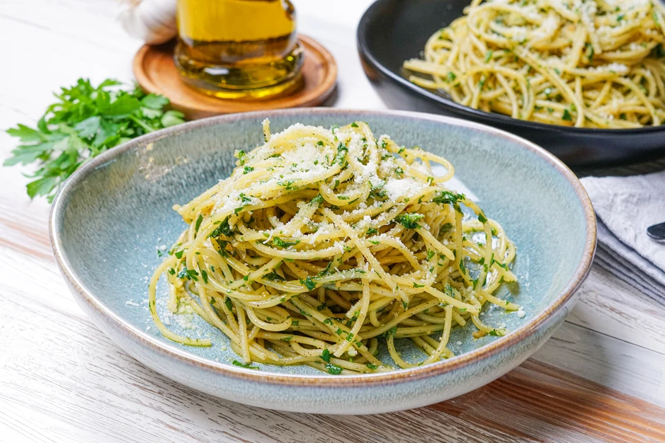 Knoblauch Spaghetti