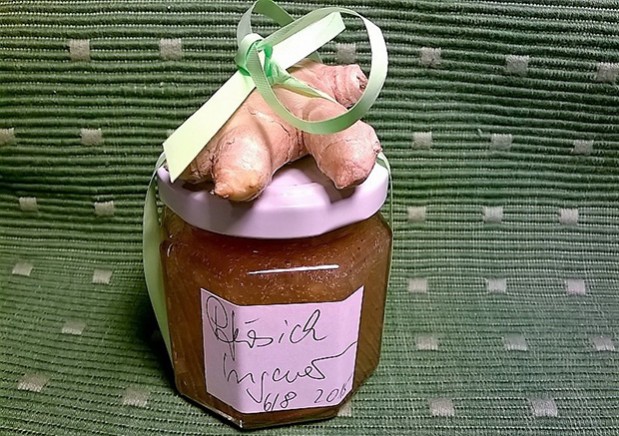 Pfirsich Ingwer Marmelade