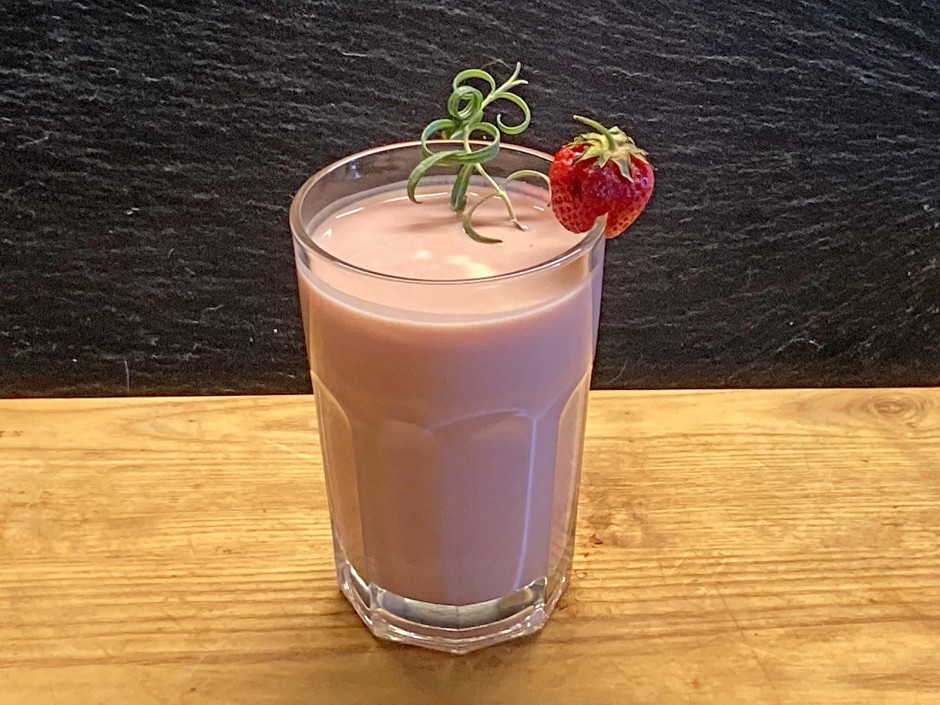 Erdbeer-Apfel-Smoothie
