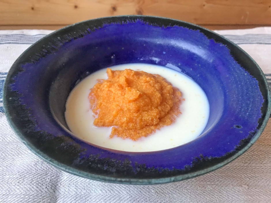 Karottenpolenta