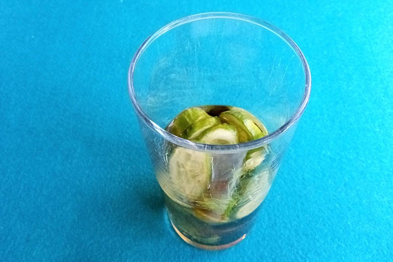 Fenchel-Eistee mit Minigurke