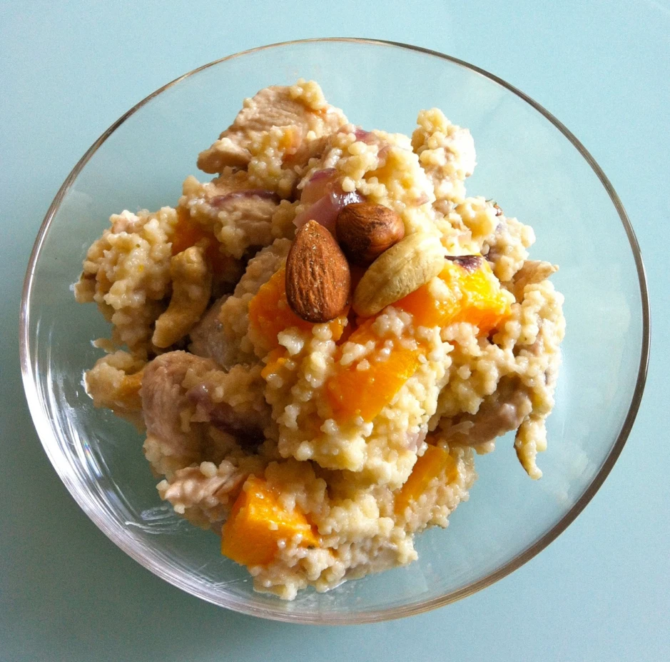 Couscous Hühner Fruchtsalat