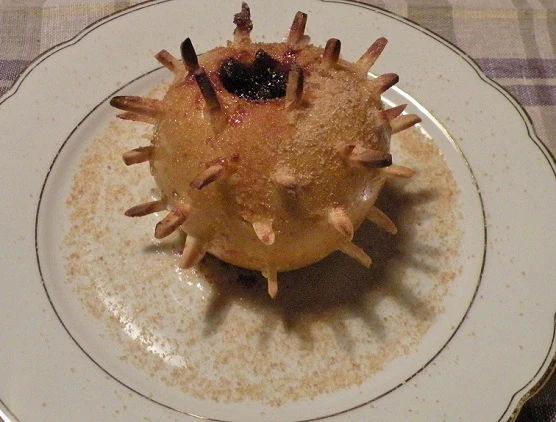 Gespickter Bratapfel