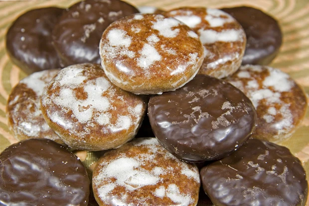 Lebkuchen mit Schokoladenglasur