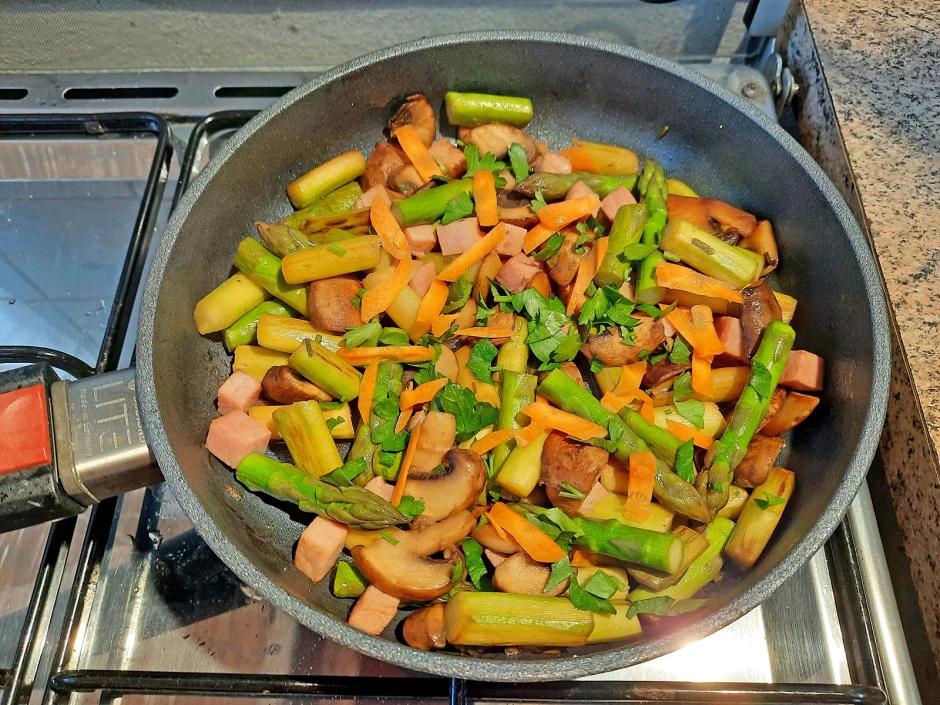 Spargel Pfanne
