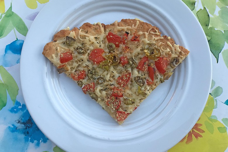 Schnelle Pizza mit Topfen-Ölteig