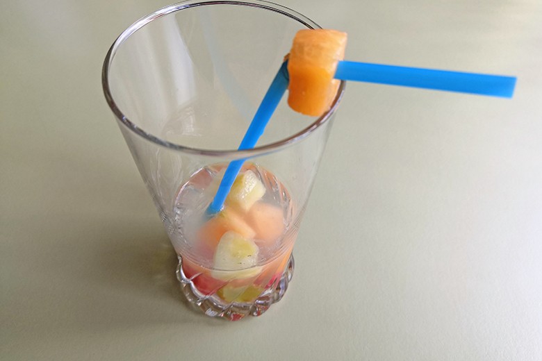 Gin-Holler mit Melone