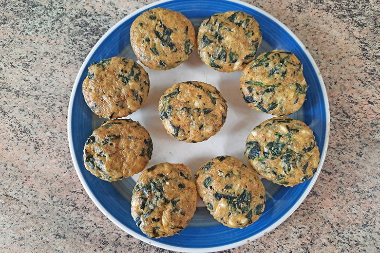 Spinat-Muffin
