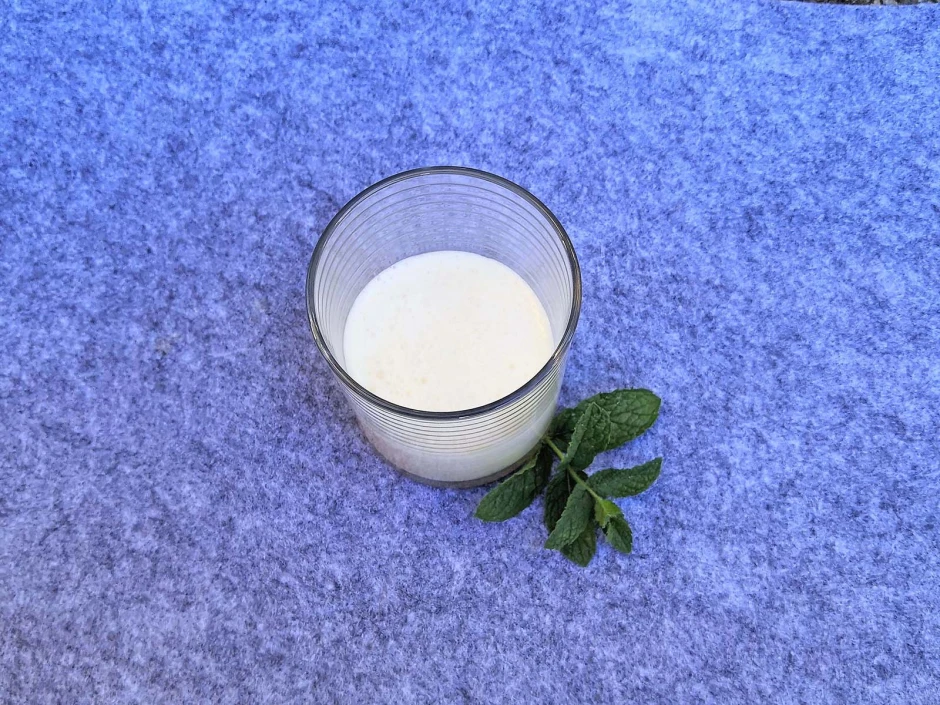 Pfefferminz-Buttermilch