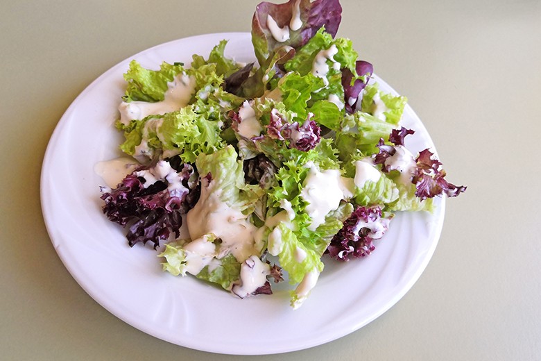 Blattsalate mit Krendressing
