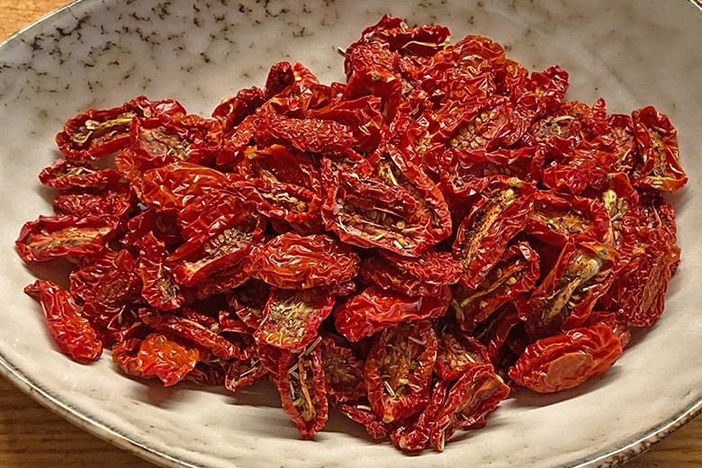 Getrocknete Datteltomaten