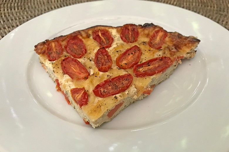 Salziger Topfenkuchen