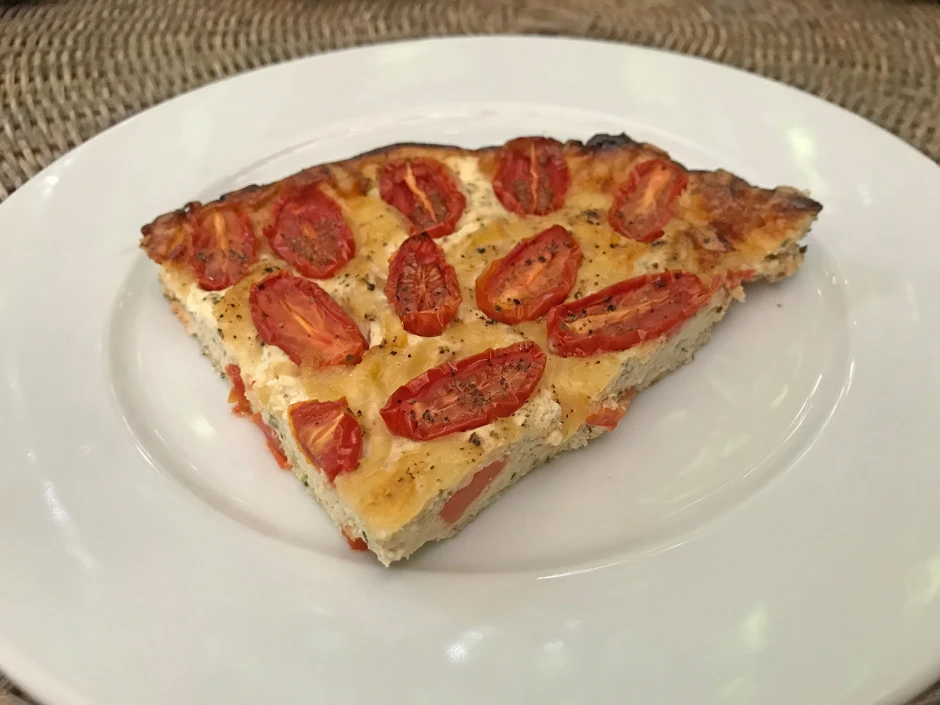 Salziger Topfenkuchen