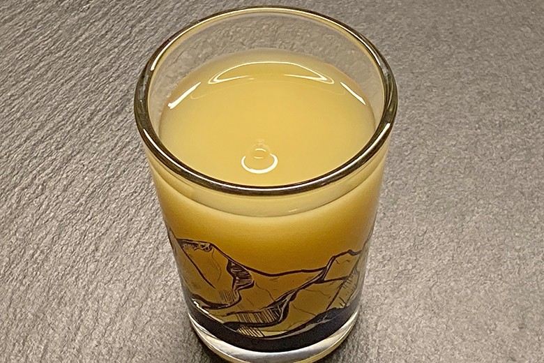 Apfel-Ingwer-Shot mit Zitrone
