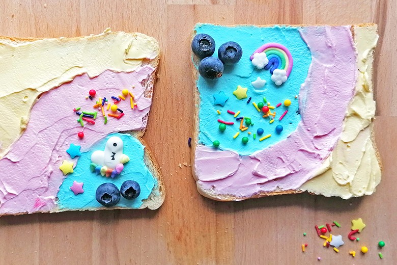 Einhorn Toast
