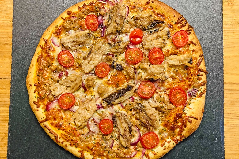 Sardinen-Pizza
