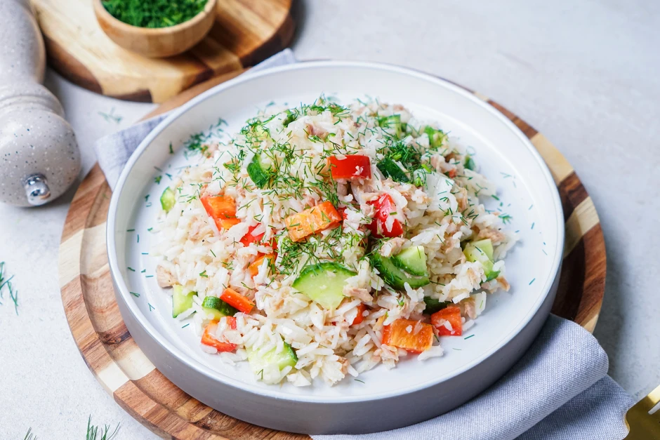 Thunfischsalat mit Reis