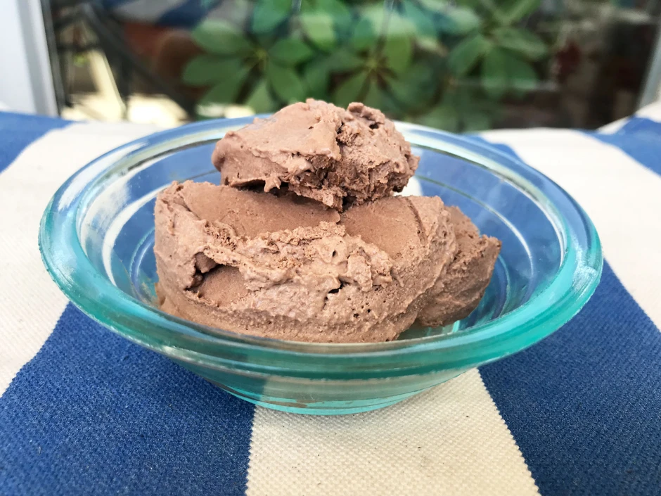 Veganes Schokoeis