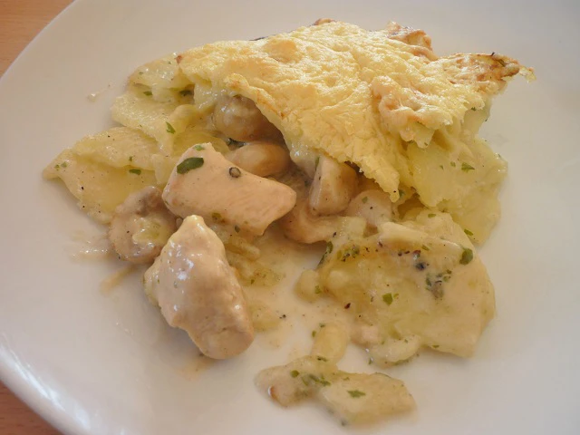 Kartoffel Gefl&uuml;gel Gratin