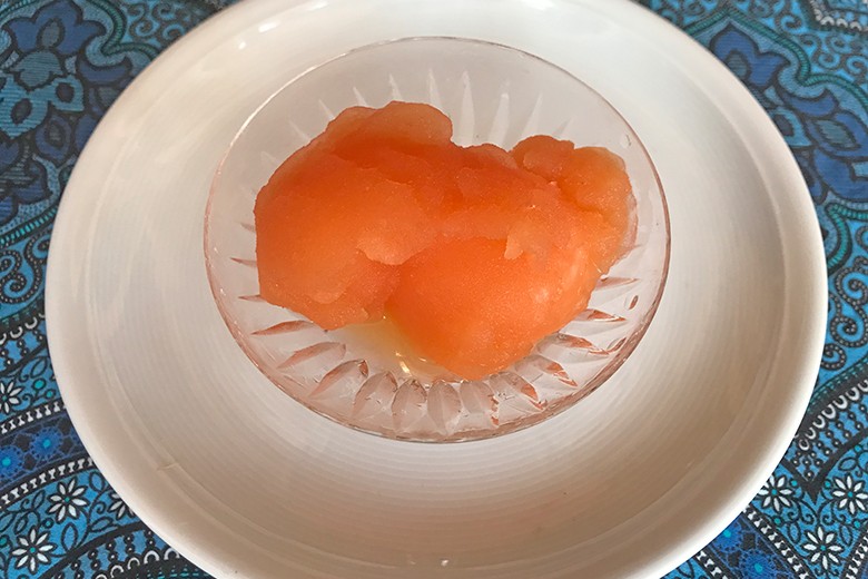 Orangen-Granita