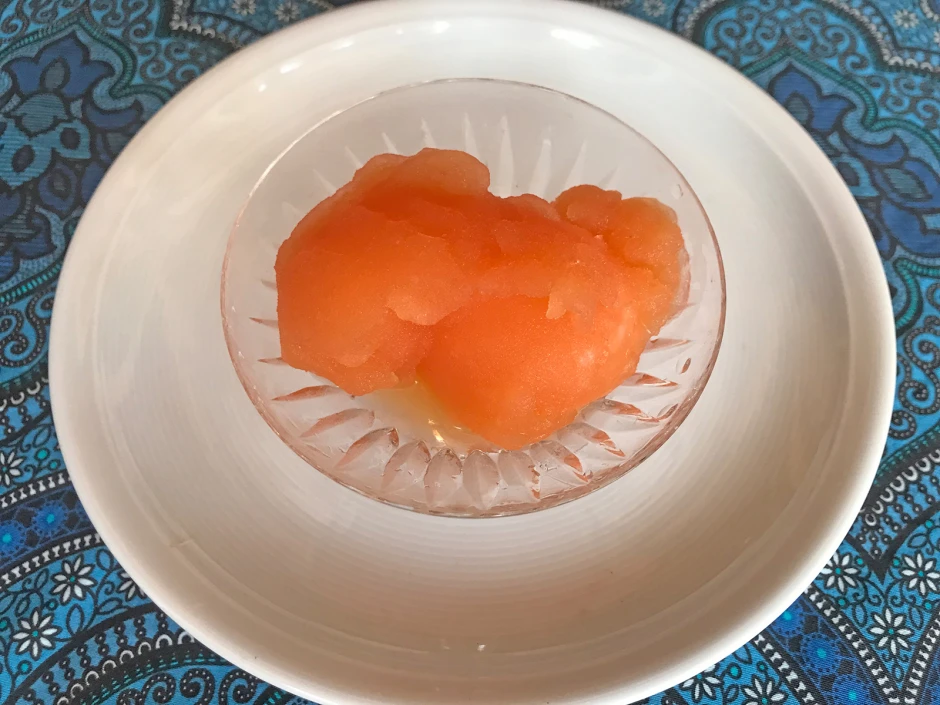 Orangen-Granita