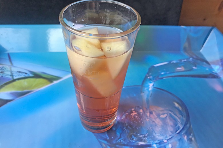 Melone mit Aperol