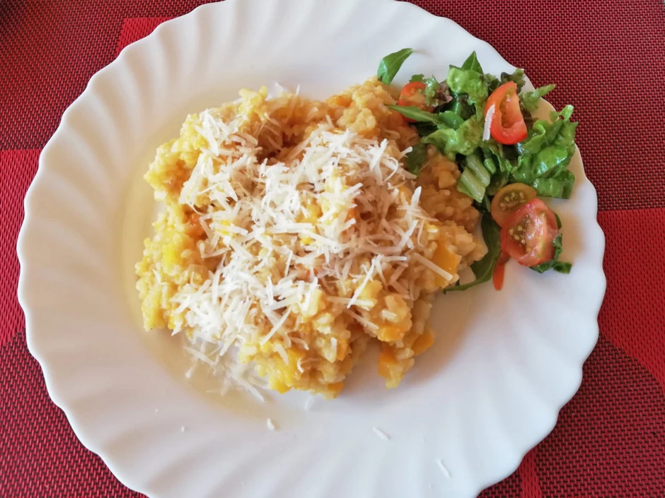 Kürbisrisotto