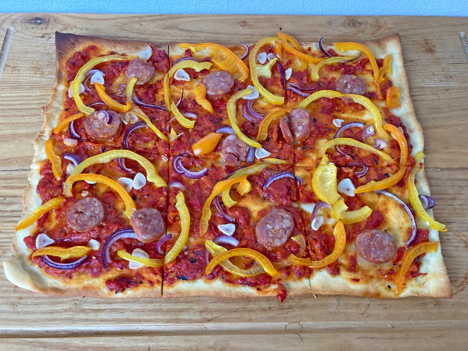 Flammkuchen auf Balkan-Art