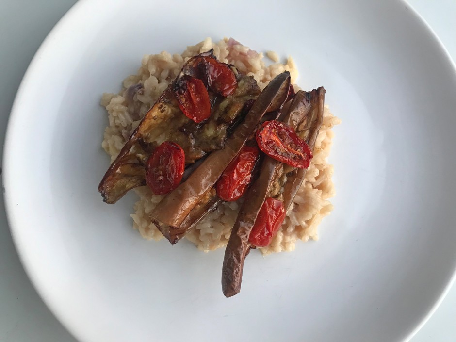 Risotto mit Melanzani