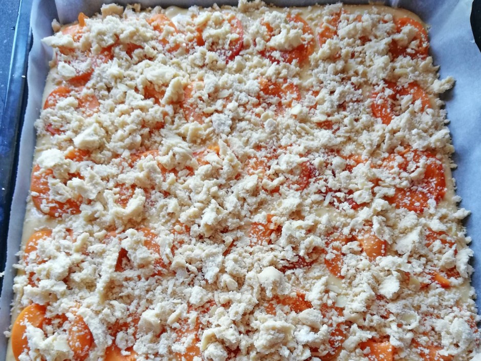Marillenkuchen mit Streusel