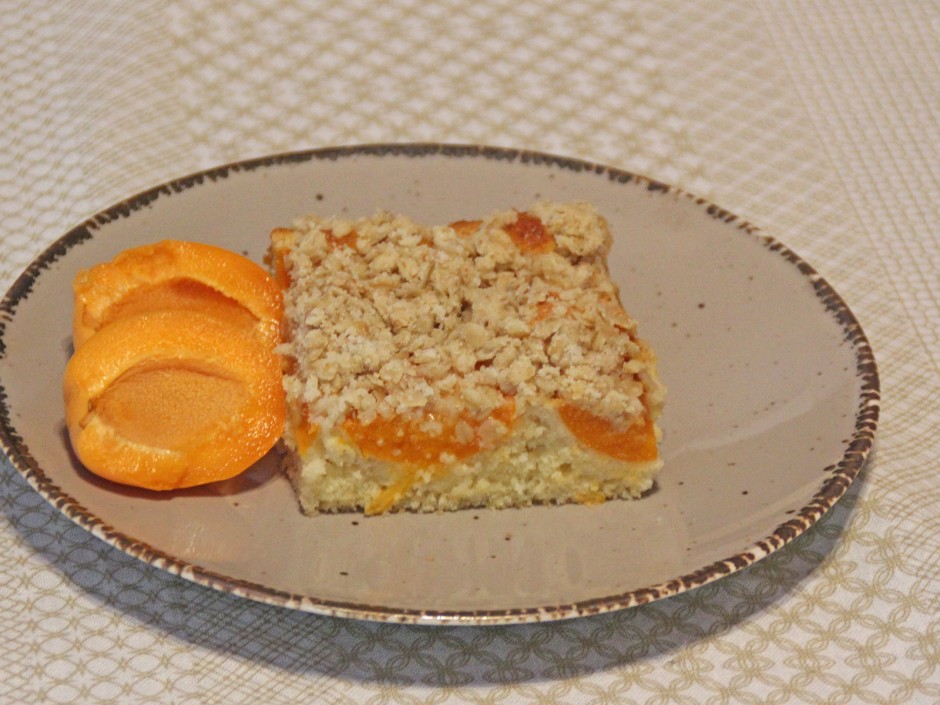Marillenkuchen mit Streusel