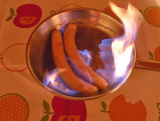 Flambierte Bananen