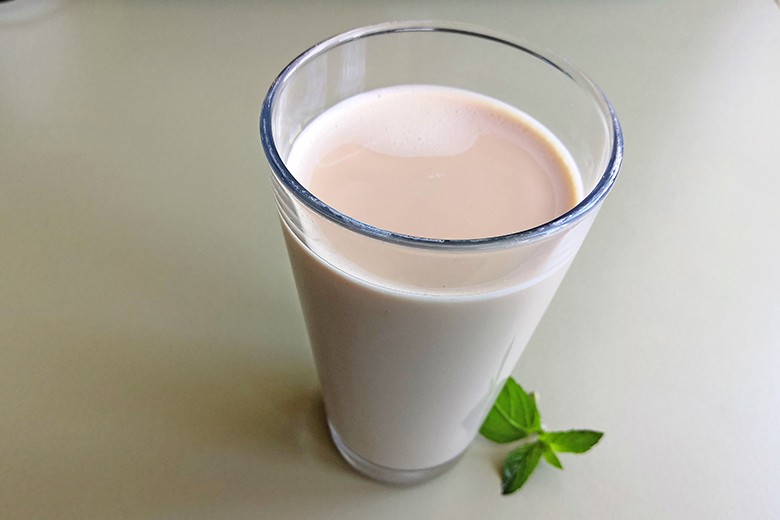 Kaffee-Kakao-Pfefferminz-Milch