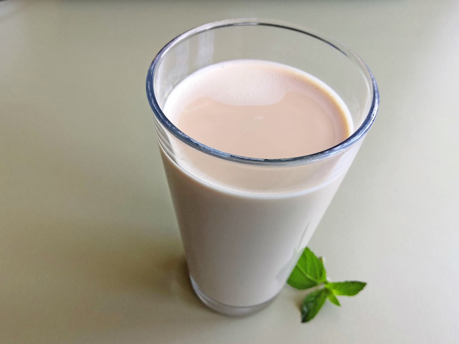 Kaffee-Kakao-Pfefferminz-Milch