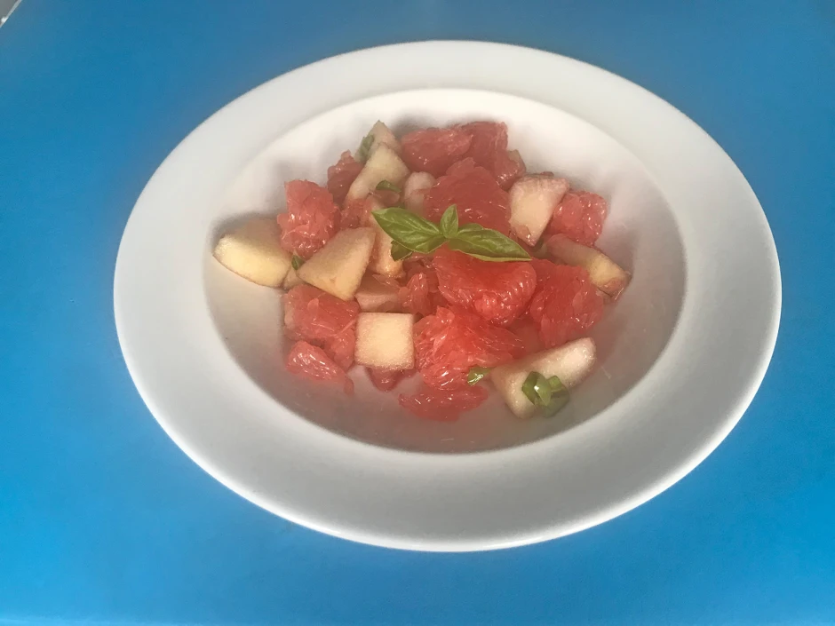 Obstsalat Melone-Pink Grapefruit
