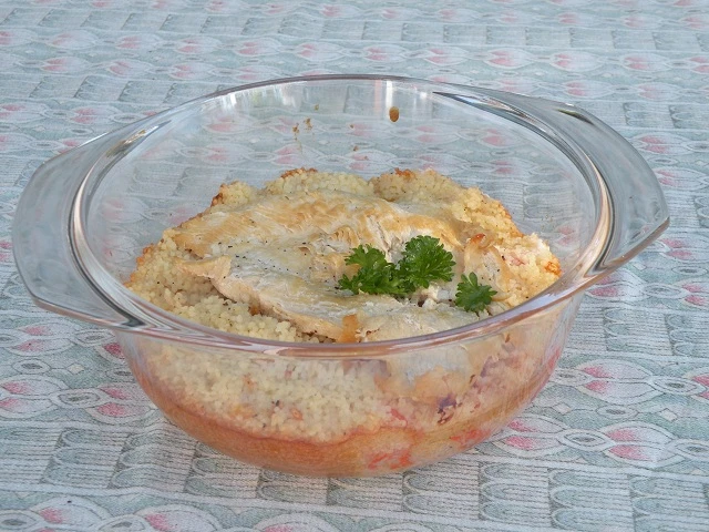 Hähnchenbrustfilet und Couscous